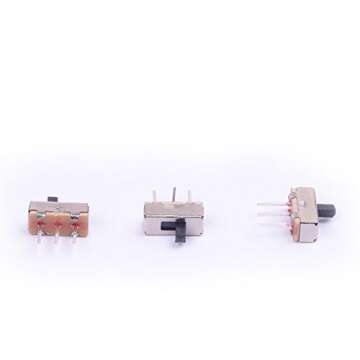 Cylewet 20Pcs 2 Position SPDT 1P2T Mini Vertical Slide Switch with 3 Pins PCB Panel for Arduino (Pack of 20) CYT1024