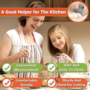 Versatile Stainless Steel Dough Pastry Scraper 1