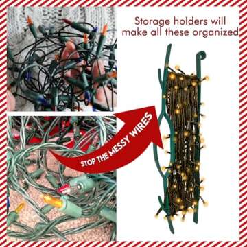 EDSRDUS Colorful Rope Winder Set for Lights & Cords
