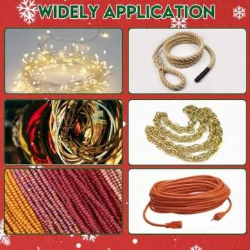 EDSRDUS Colorful Rope Winder Set for Lights & Cords