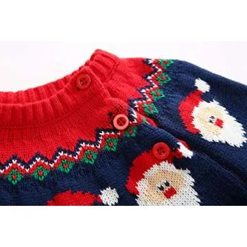 Baby Toddler Boys Girls Sweater Knit Christmas Sweatshirt Little Kids Pullover Cotton Winter Warm To...