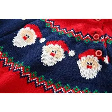 Baby Toddler Boys Girls Sweater Knit Christmas Sweatshirt Little Kids Pullover Cotton Winter Warm Tops Coat Clothes