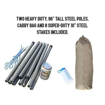 Slumberjack Roadhouse Tarp for Camping & Hunting Shelter