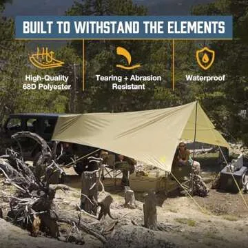 Slumberjack Roadhouse Tarp for Camping & Hunting Shelter