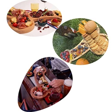 Premium Wooden Aperitif Board for Entertaining and Gifts