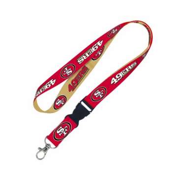 NFL San Francisco 49ERs Lanyard with detachable buckle