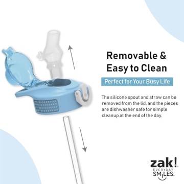 Zak Designs Disney Princess Kids Water Bottle 16oz Durable Plastic