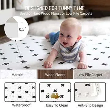 Yay Mats Stylish Extra Large Baby Play Mat - A Safe Haven for Play