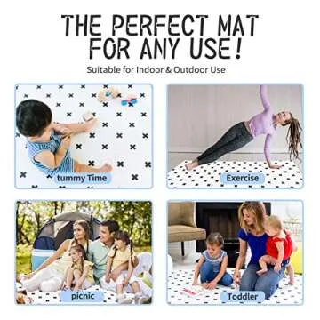 Yay Mats Stylish Baby Play Mat for Safe Play Spaces