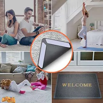 ZONGOOL 16 PCS Non-Slip Rug Tape for All Floors