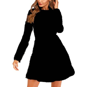 Milumia Women's Tunic in Black for Effortless Style