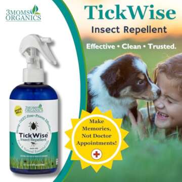 3 Moms Organics TickWise: All Natural Tick Repellent 8oz