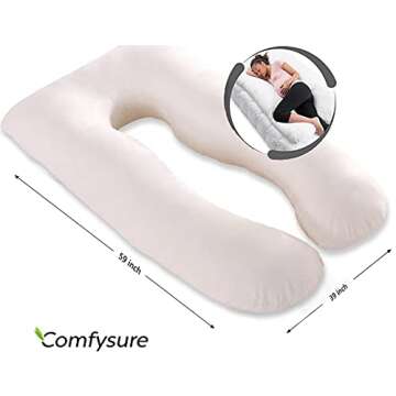 ComfySure Pregnancy Pillow for Comfort and Support