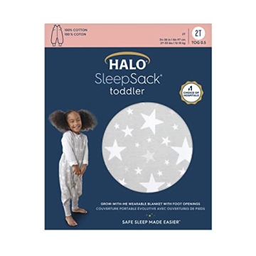 HALO Sleepsack Toddler Sleeping Bag for Cozy Nights