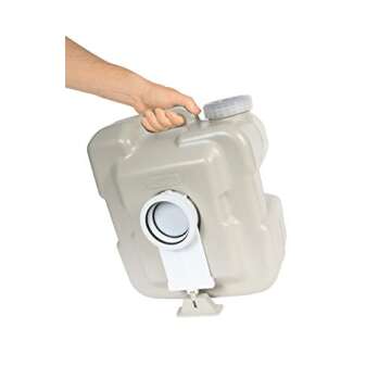 Camco 5.3-Gallon Portable Travel Toilet for Camping Convenience