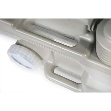 Camco 5.3-Gallon Portable Travel Toilet for Camping Convenience