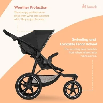 Hauck Runner 2 Jogging Stroller - Compact & Durable