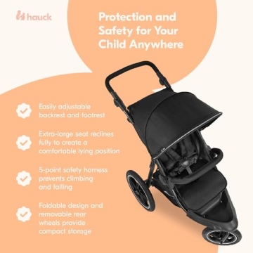 Hauck Runner 2 Jogging Stroller - Compact & Durable