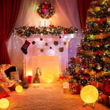 Magical 3D Moon Lamp - Dimmable Touch Control Night Light