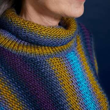 Lion Brand Landscapes Yarn Boardwalk - Colorful and Soft