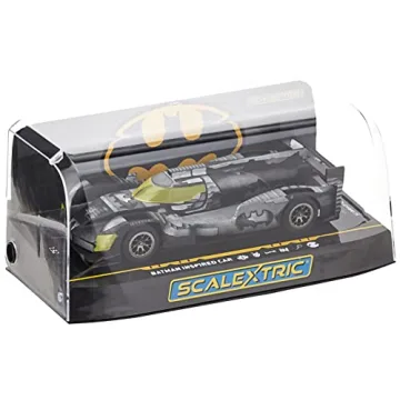 Scalextric DC Comics Batman's Batmobile 1:32 Limited Edition Slot Race Car C4140 Black, Grey