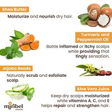 Miribel Naturals Creamy Hair Cleanser for Moisture and Care