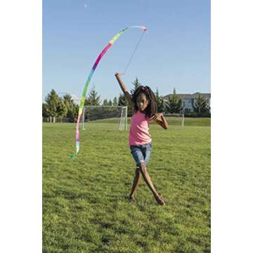 Playground Classics Rainbow Stunt Streamer Outdoor Toy for Kids