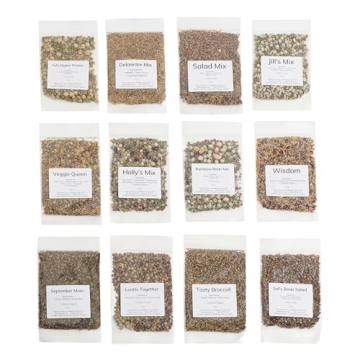 Sprout House 12 Organic Non GMO Sprouting Seed Mixes