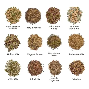 Sprout House 12 Organic Non GMO Sprouting Seed Mixes