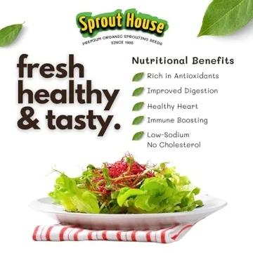 Sprout House 12 Organic Non GMO Sprouting Seed Mixes