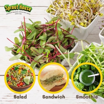 Sprout House 12 Organic Non GMO Sprouting Seed Mixes