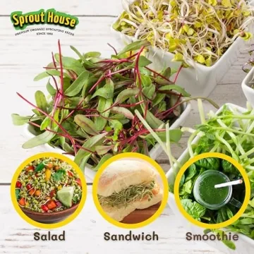 Sprout House 12 Organic Non GMO Sprouting Seed Mixes