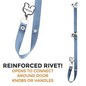 Mighty Paw - Dog Doorbells - Efficient Potty Training Tool for Dogs - doorbell Bell - Dog Pee Bells Door - Dog Doorbell Door Potty Training - House Training Bells - Pet Bell - Dog Potty Doorbell