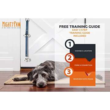 Mighty Paw - Dog Doorbells - Efficient Potty Training Tool for Dogs - doorbell Bell - Dog Pee Bells Door - Dog Doorbell Door Potty Training - House Training Bells - Pet Bell - Dog Potty Doorbell