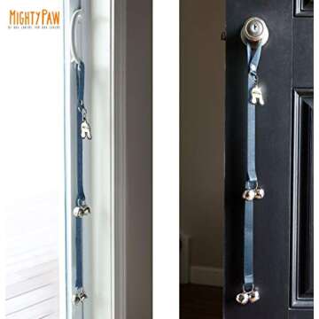 Mighty Paw - Dog Doorbells - Efficient Potty Training Tool for Dogs - doorbell Bell - Dog Pee Bells Door - Dog Doorbell Door Potty Training - House Training Bells - Pet Bell - Dog Potty Doorbell