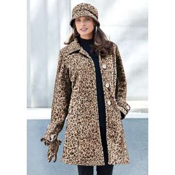 Stylish Roaman's Plus Size Fleece Jacket - Perfect Fit