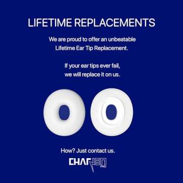 CharJenPro Memory Foam Ear Tips for AirPods Pro