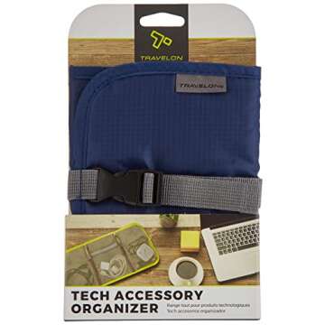 Travelon Tech Accessory Organizer in Royal Blue
