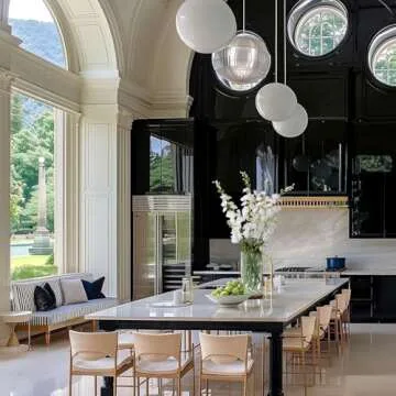 JINWOE 4Pcs White Delphinium Faux Flowers for Timeless Decor