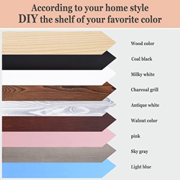 MBYD Floating Bookshelves – Handmade Natural Wood Shelves