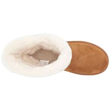 Koolaburra by UGG Women's Dezi Short Mid Calf Boot, Chestnut, 9 US