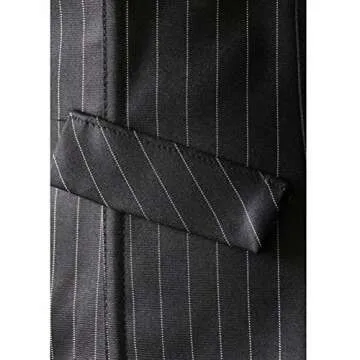 jutrisujo Overbust Corsets and Bustiers Lingerie for Women Striped Plus Size Zipper Sexy Gothic Office, 5802-black, M(For Waist 26-27inch)