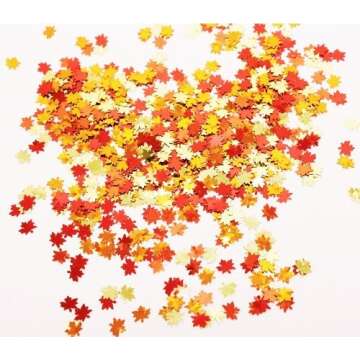 Creative Converting Fall Leaves Confetti 2-Pack for Festive Decor