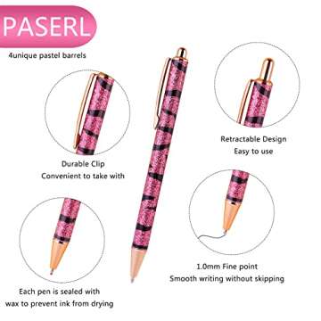 WY WENYUAN Cute Pens, Fine Point Smooth Writing Pens, Personalized Ballpoint Pens Bulk, Flair Colorf...