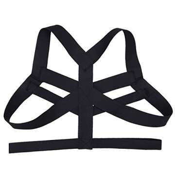 Stylish Nylon Body Chest Harness for Men - Nightlife Essential