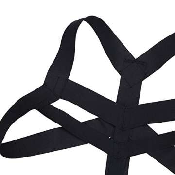 Stylish Nylon Body Chest Harness for Men - Nightlife Essential