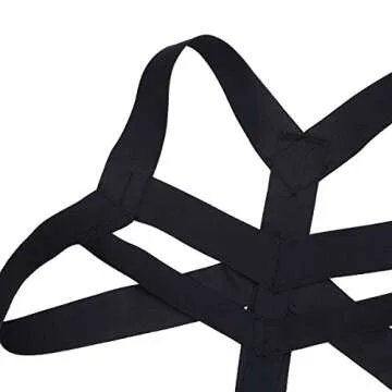 Stylish Nylon Body Chest Harness for Men - Nightlife Essential