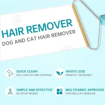Pet Hair Remover Tool for Dogs and Cats - Quick Clean
