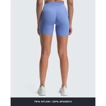 Stylish Aoxjox Luna High Waisted Biker Shorts for Women