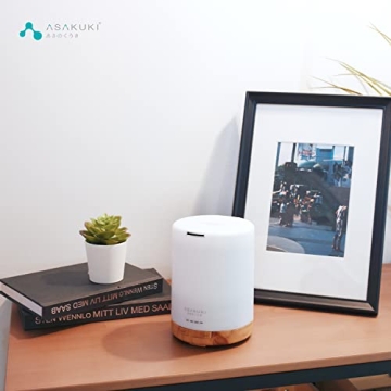 ASAKUKI 300ML Essential Oil Diffuser with LED Lights & Auto-Off